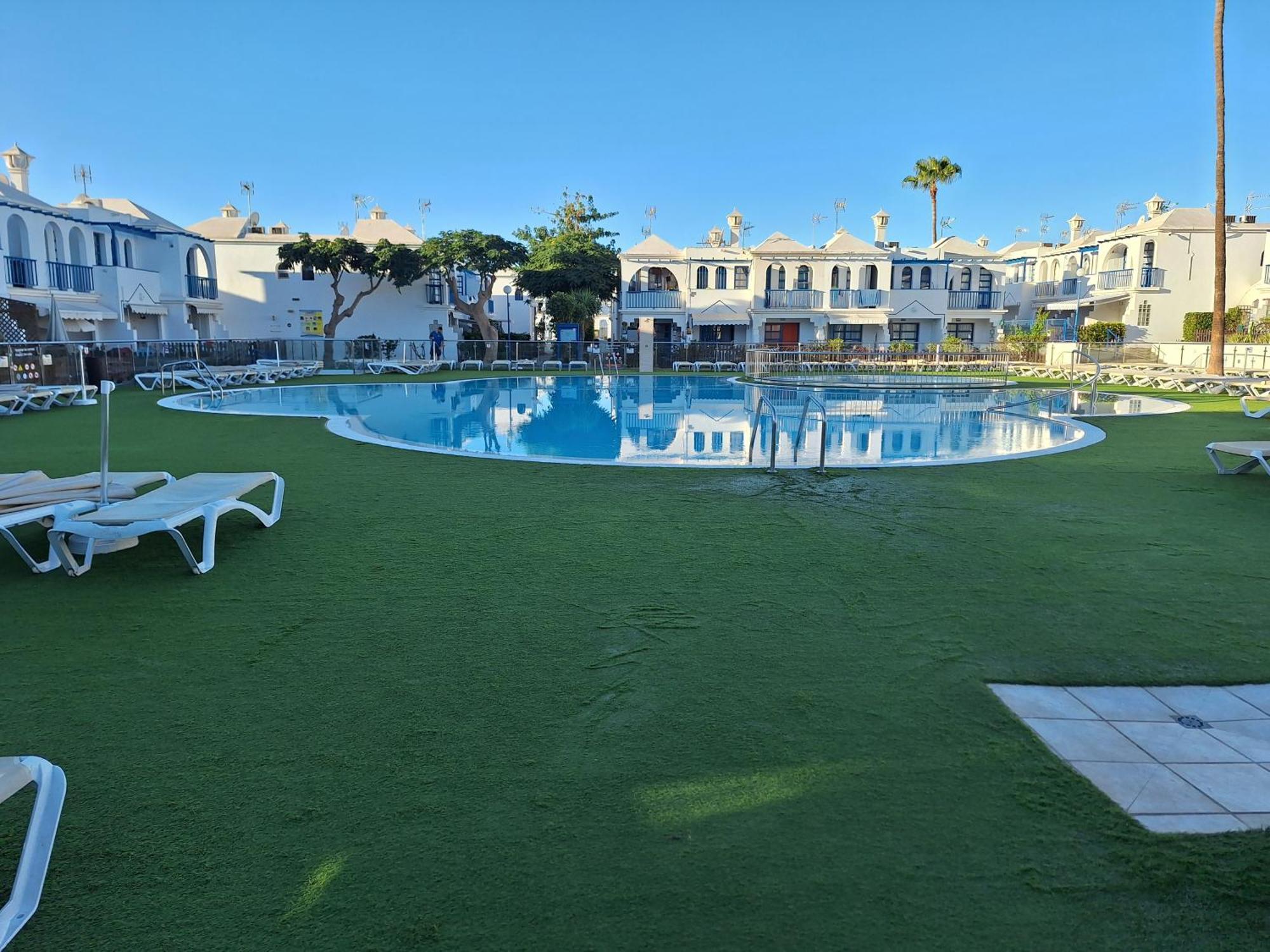 Poolfront Bungalow Playa del Inglés Exterior foto